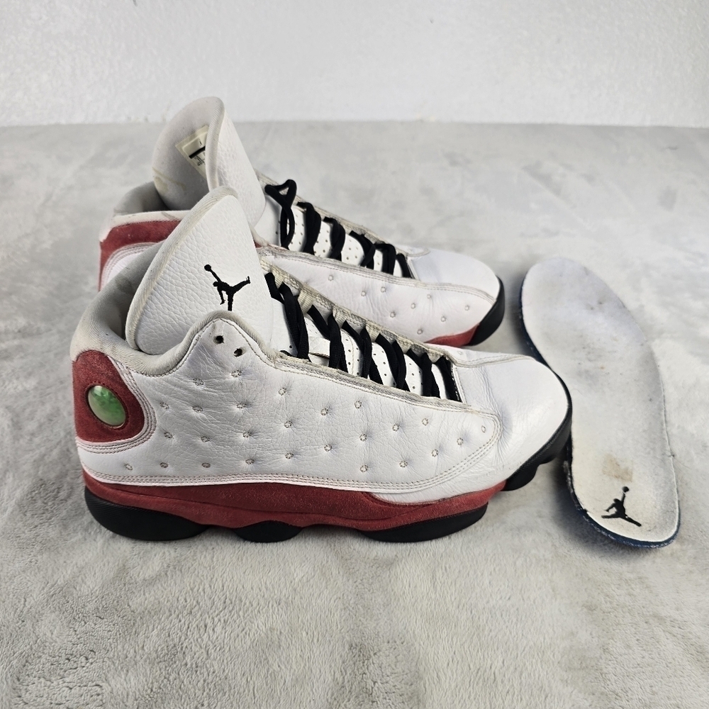 Nike Air Jordan 13 XIII Retro Chicago White/Red 414571-122  SZ 11 One Insole